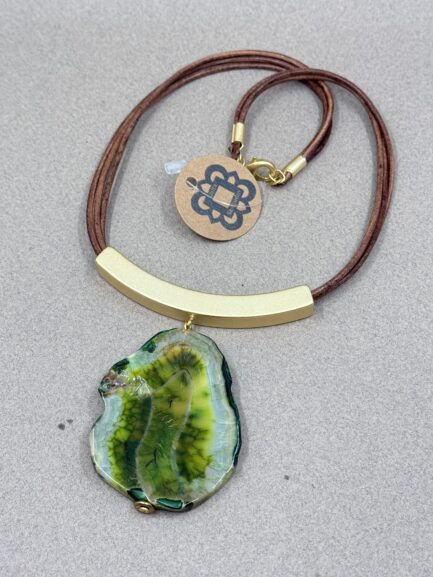 Gargantilla Moon Green